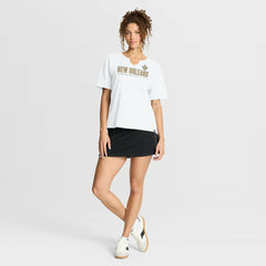 New Orleans Saints Women's Redzone Slub Boxy T-Shirt | NFL US