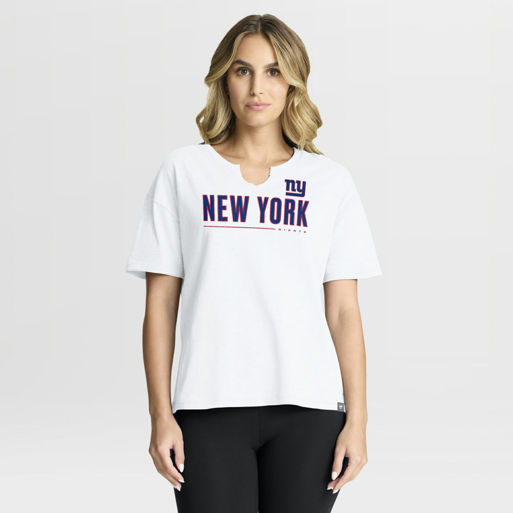 New York Giants Women's Redzone Slub Boxy T-Shirt | NFL New