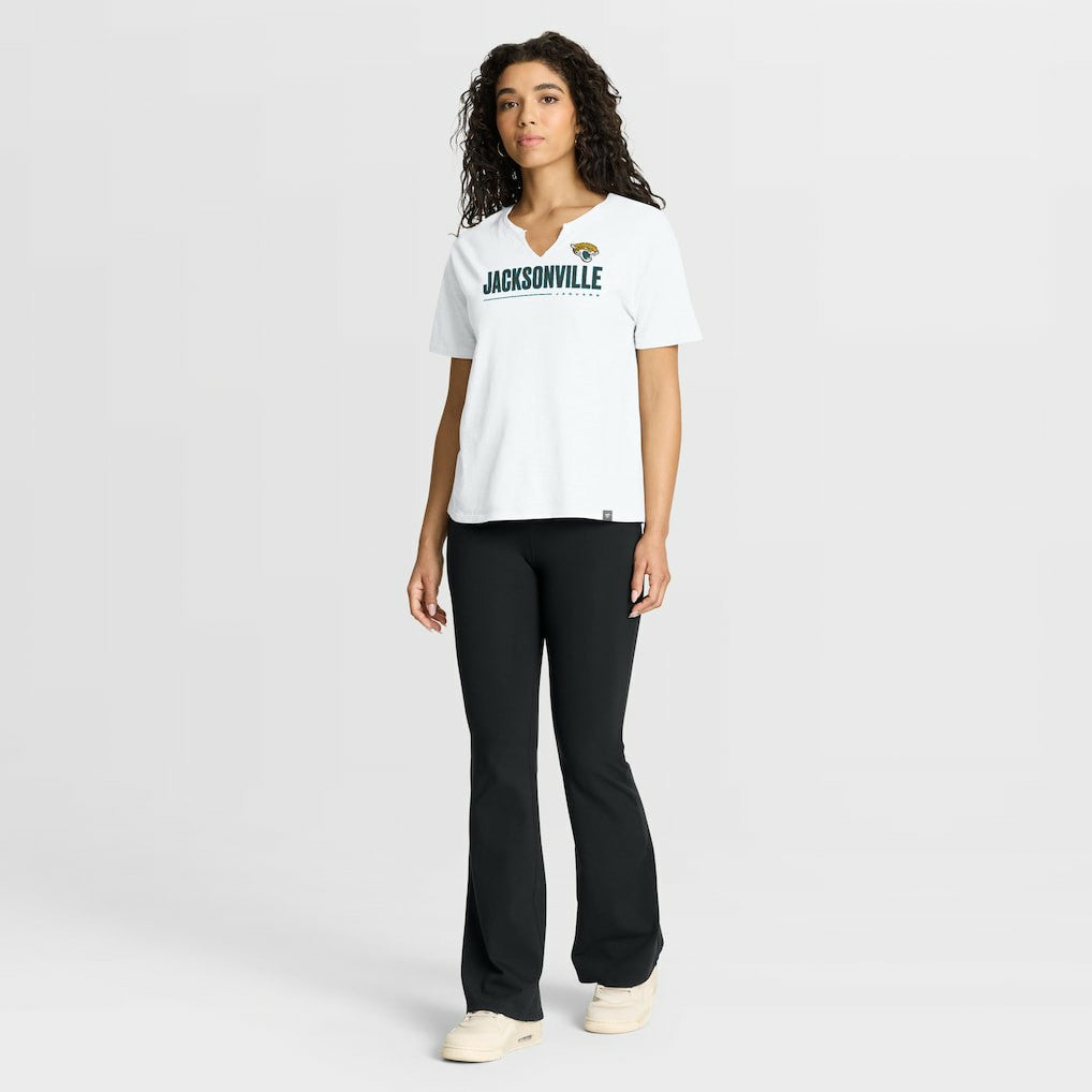 Jacksonville Jaguars Women's Redzone Slub Boxy T-Shirt | NFL Outlet