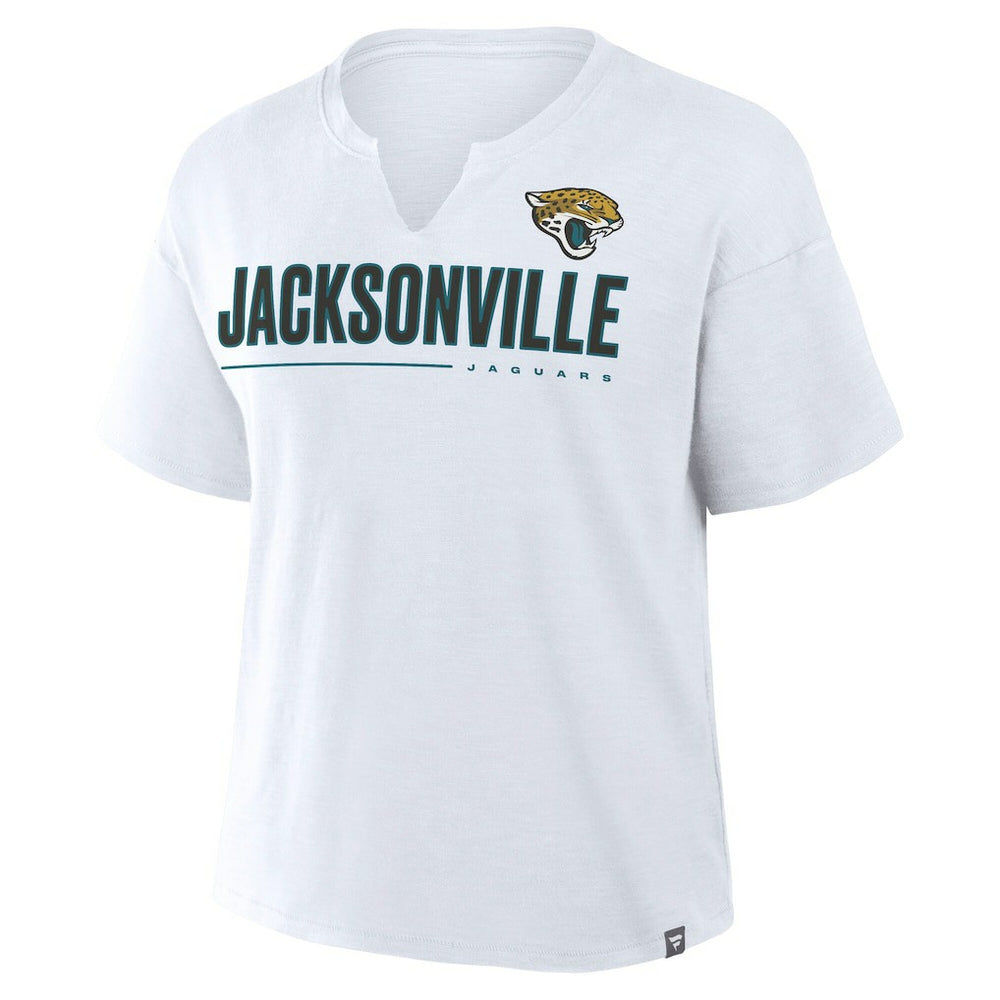 Jacksonville Jaguars Women's Redzone Slub Boxy T-Shirt | NFL Outlet