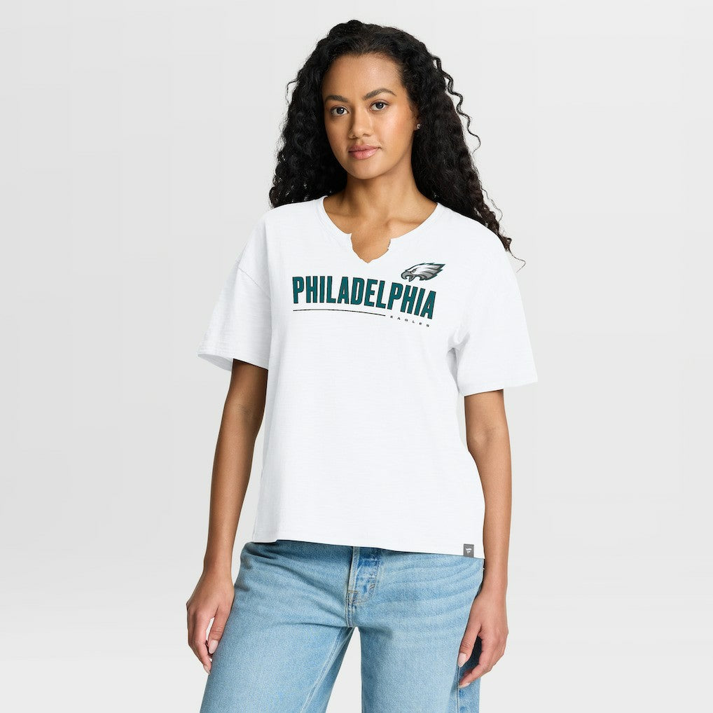 Philadelphia Eagles Women's Redzone Slub Boxy T-Shirt | NFL Online