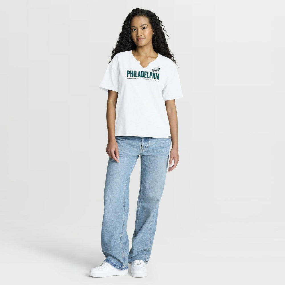 Philadelphia Eagles Women's Redzone Slub Boxy T-Shirt | NFL Online