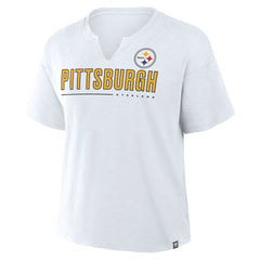 Pittsburgh Steelers Women's Redzone Slub Boxy T-Shirt | NFL Sale