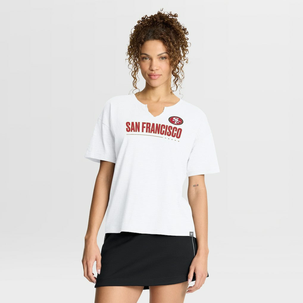 San Francisco 49ers Women's Redzone Slub Boxy T-Shirt | NFL US