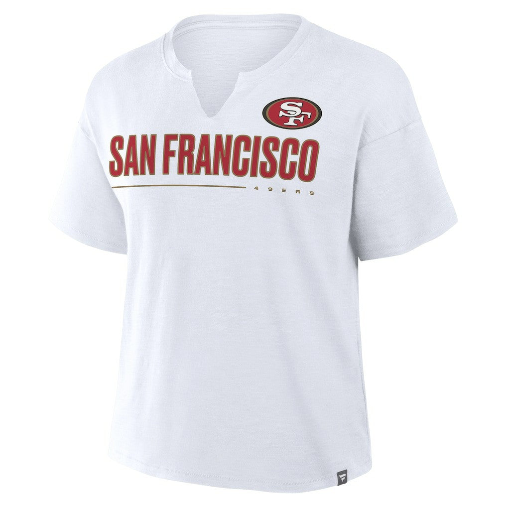 San Francisco 49ers Women's Redzone Slub Boxy T-Shirt | NFL US