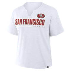 San Francisco 49ers Women's Redzone Slub Boxy T-Shirt | NFL US
