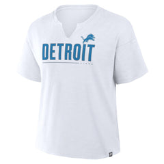Detroit Lions Women's Redzone Slub Boxy T-Shirt | NFL Online