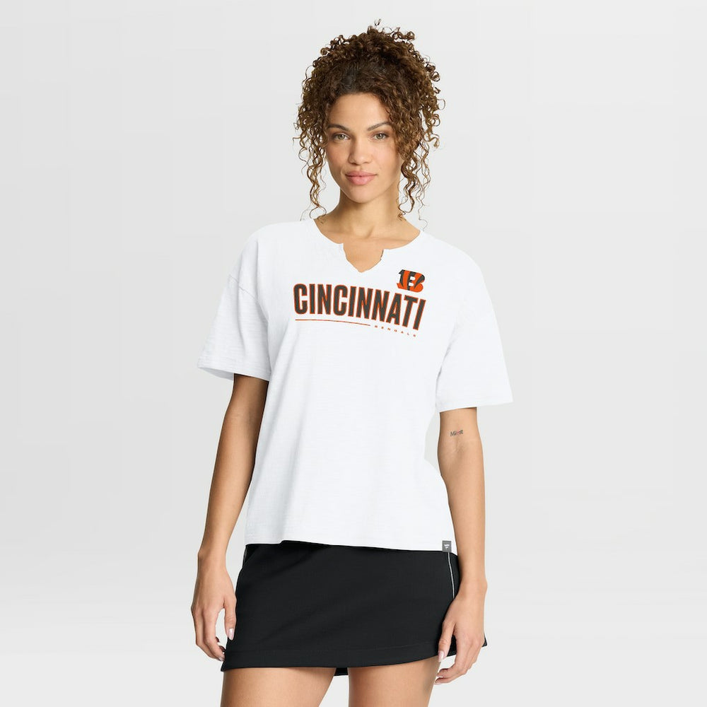 Cincinnati Bengals Women's Redzone Slub Boxy T-Shirt | NFL US