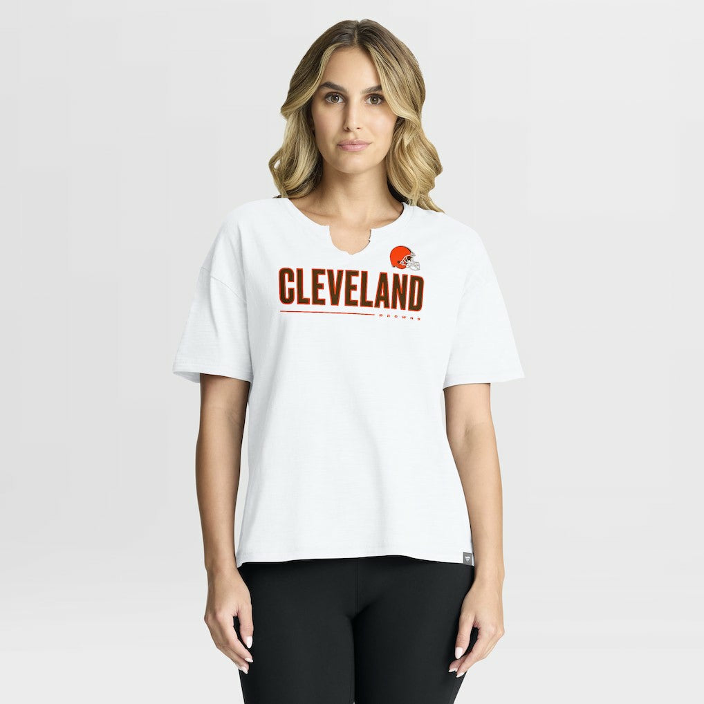 Cleveland Browns Women's Redzone Slub Boxy T-Shirt | NFL On sale