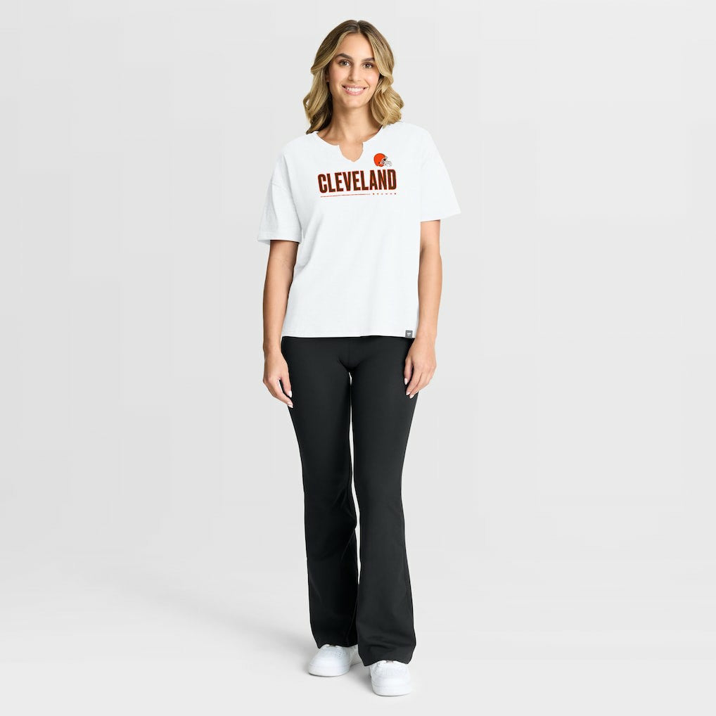 Cleveland Browns Women's Redzone Slub Boxy T-Shirt | NFL On sale