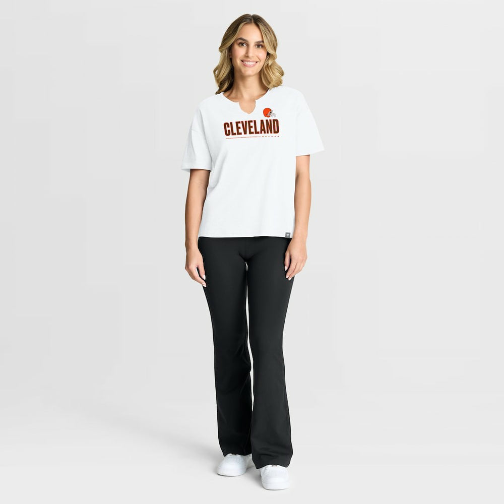 Cleveland Browns Women's Redzone Slub Boxy T-Shirt | NFL On sale