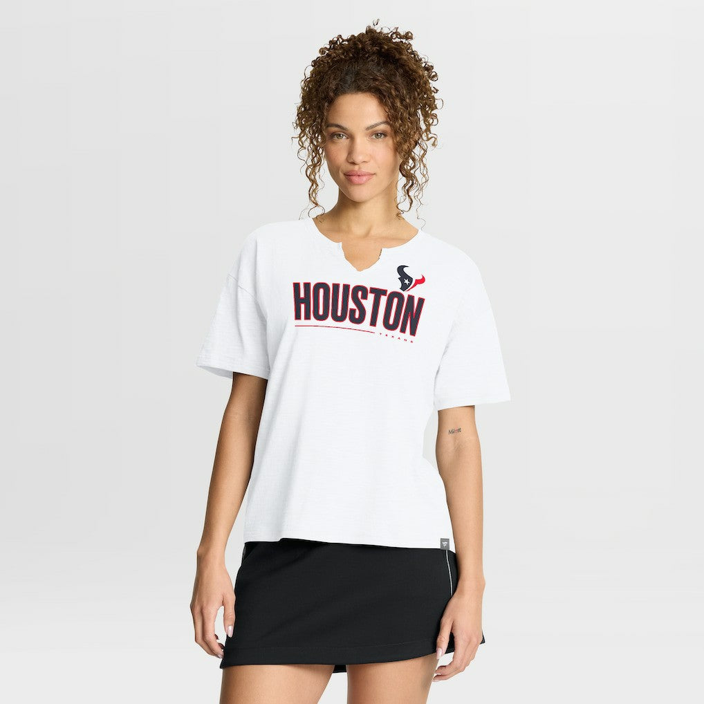 Houston Texans Women's Redzone Slub Boxy T-Shirt | NFL Hot
