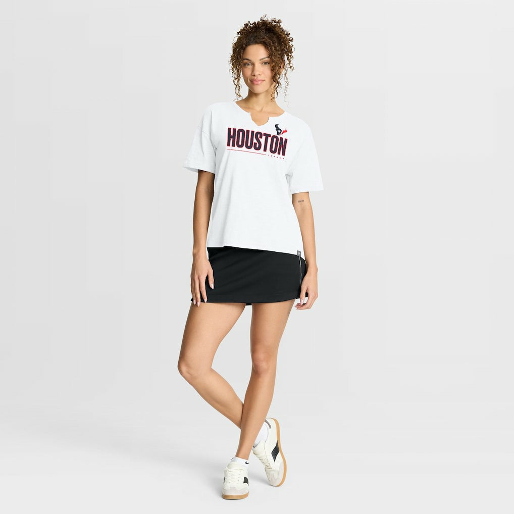 Houston Texans Women's Redzone Slub Boxy T-Shirt | NFL Hot