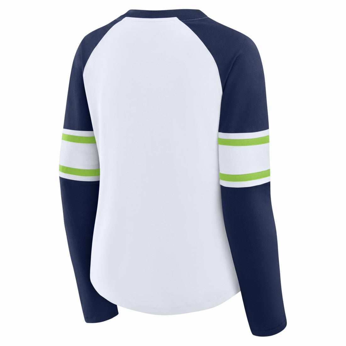 Seattle Seahawks Women's Redzone Blitz Package Raglan Lace-Up V-Neck Long Sleeve T-Shirt | NFL On sale