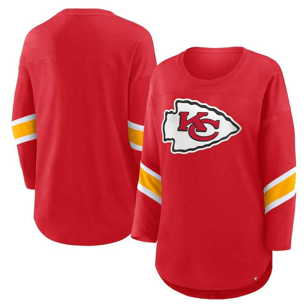 Kansas City Chiefs Women's Redzone 3/4-Sleeve T-Shirt | NFL Discount