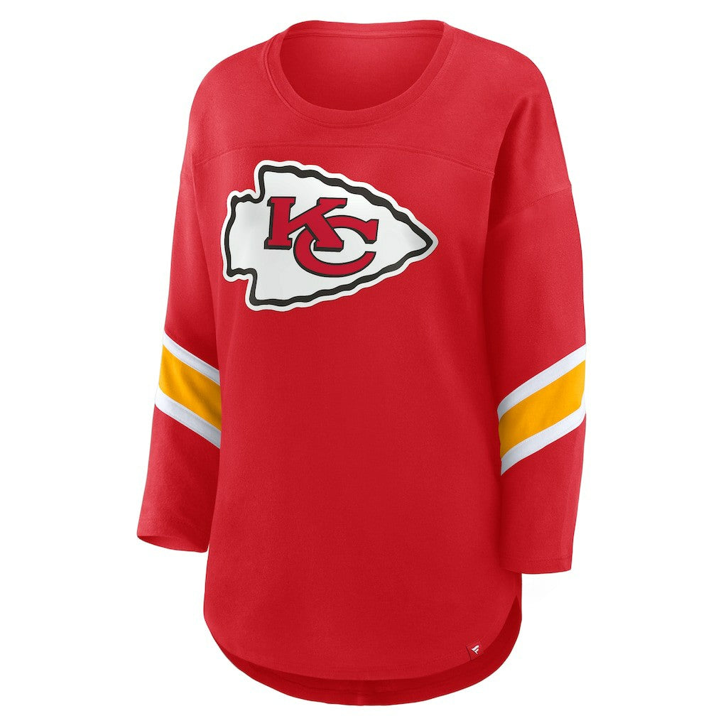 Kansas City Chiefs Women's Redzone 3/4-Sleeve T-Shirt | NFL Discount