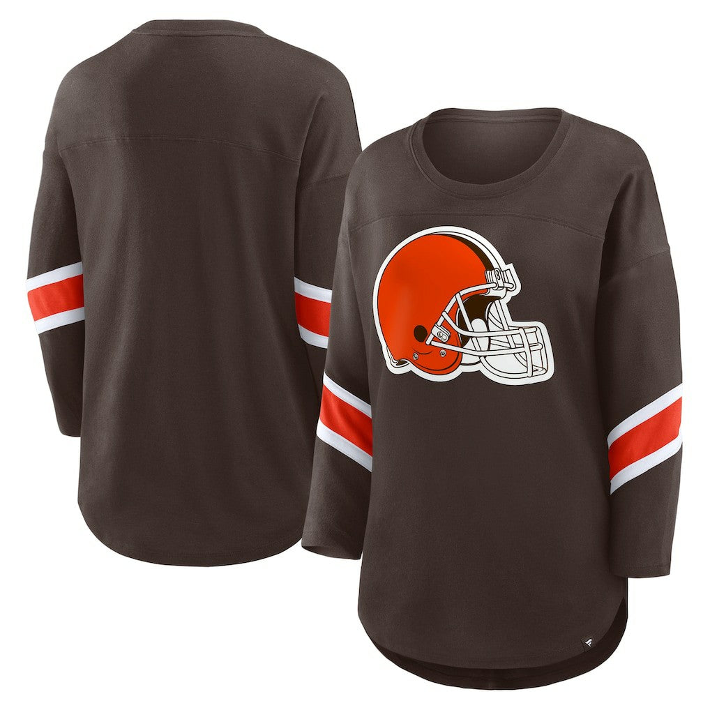Cleveland Browns Women's Redzone 3/4-Sleeve T-Shirt | NFL New