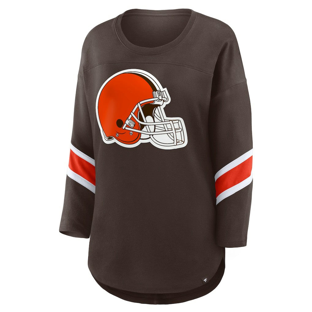 Cleveland Browns Women's Redzone 3/4-Sleeve T-Shirt | NFL New
