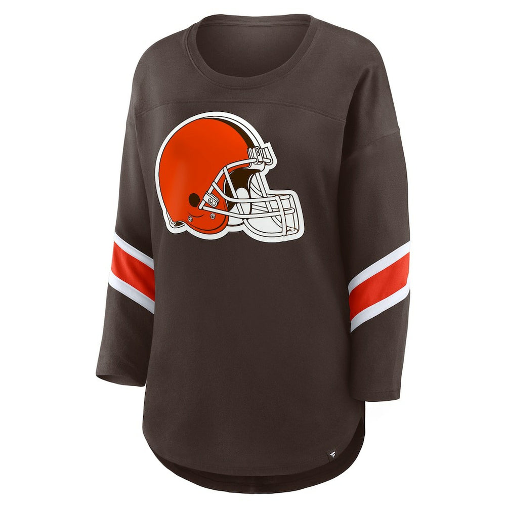 Cleveland Browns Women's Redzone 3/4-Sleeve T-Shirt | NFL New