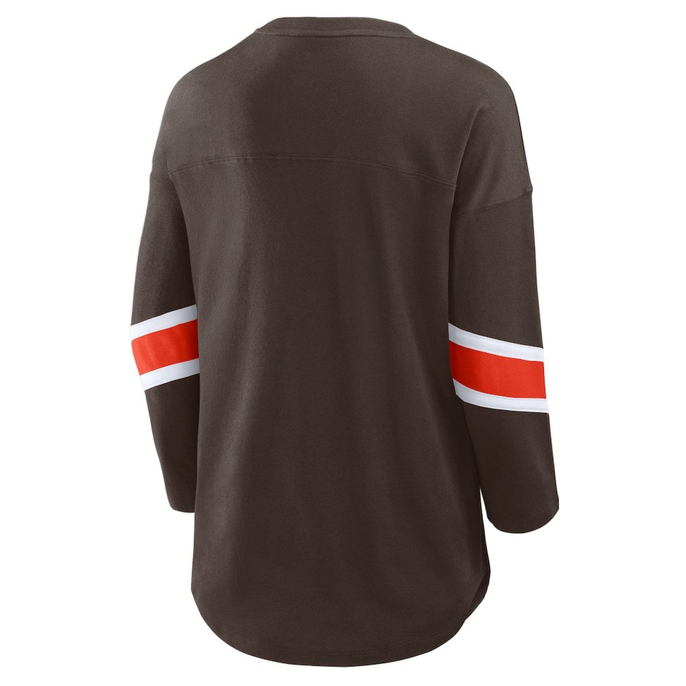 Cleveland Browns Women's Redzone 3/4-Sleeve T-Shirt | NFL New