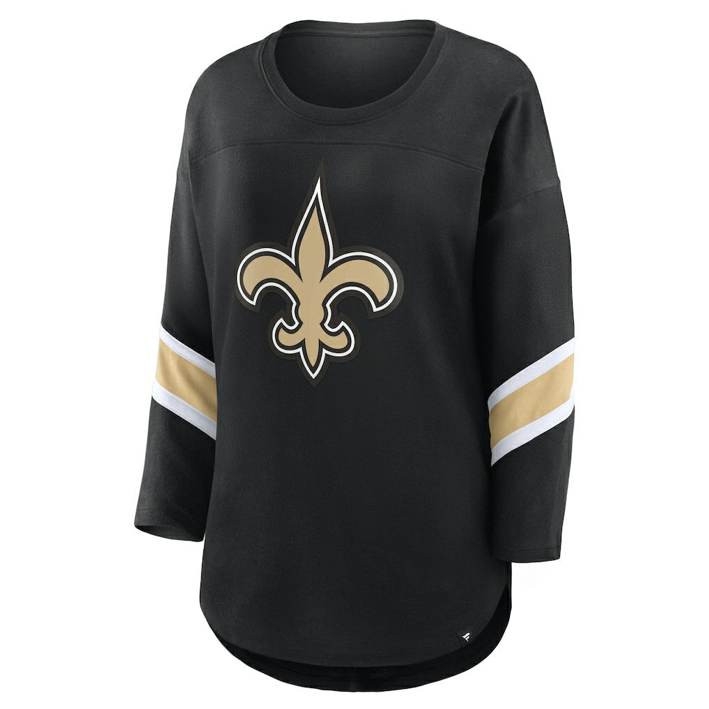 New Orleans Saints Women's Redzone 3/4-Sleeve T-Shirt | NFL Hot