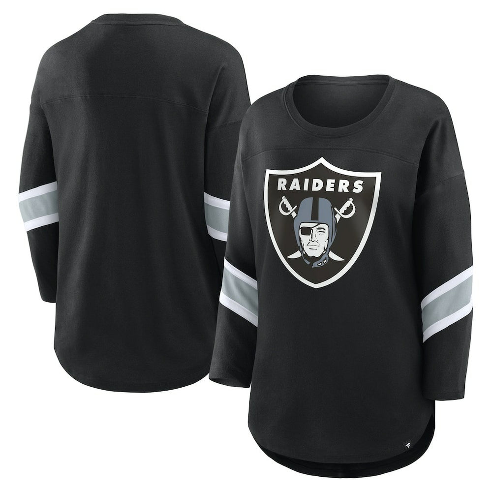 Las Vegas Raiders Women's Redzone 3/4-Sleeve T-Shirt | NFL Outlet
