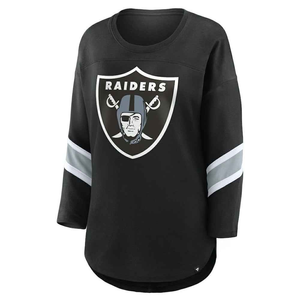 Las Vegas Raiders Women's Redzone 3/4-Sleeve T-Shirt | NFL Outlet