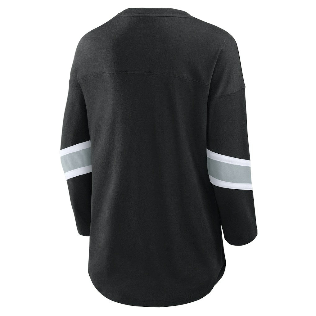 Las Vegas Raiders Women's Redzone 3/4-Sleeve T-Shirt | NFL Outlet