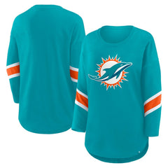 Miami Dolphins Women's Redzone 3/4-Sleeve T-Shirt | NFL US