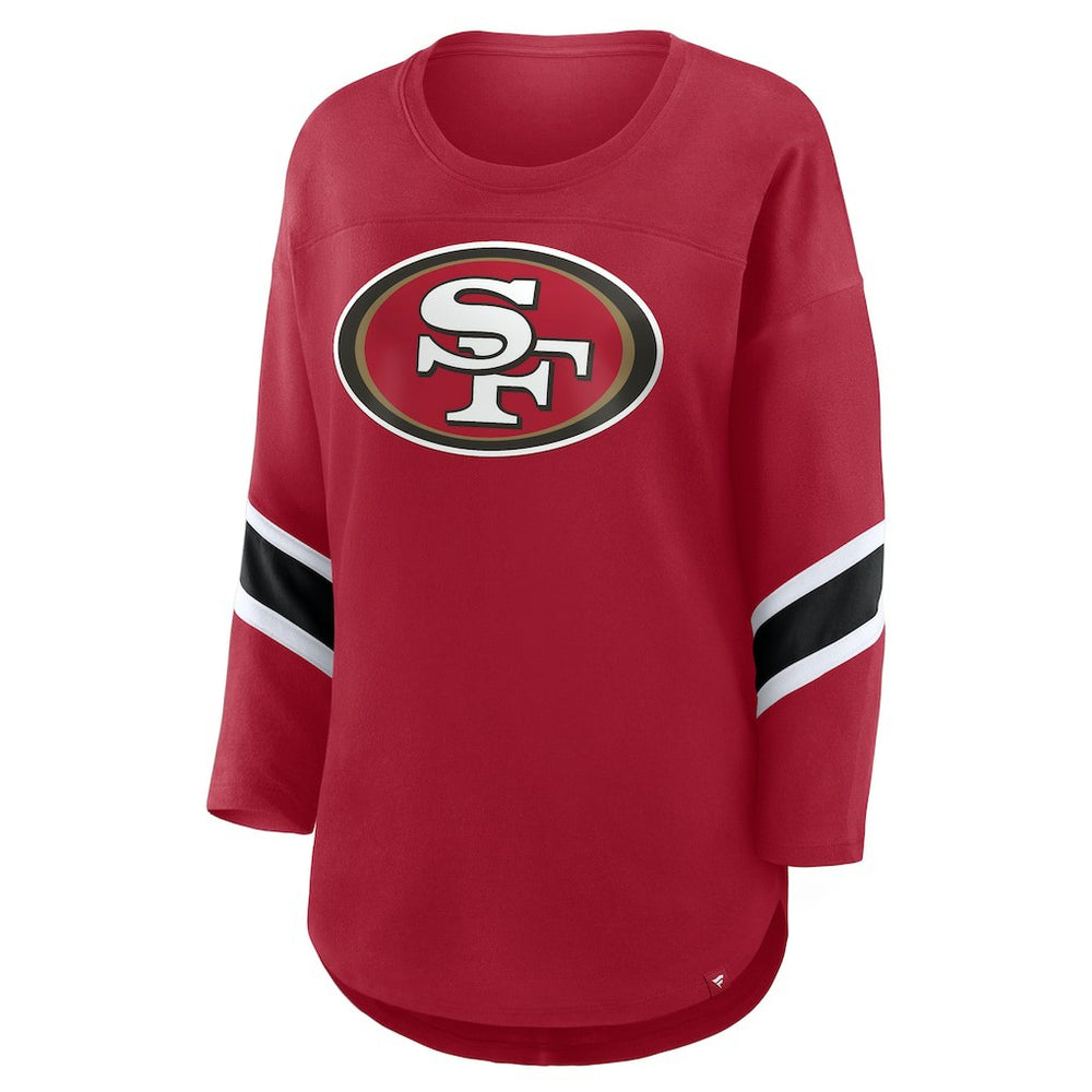 San Francisco 49ers Women's Redzone 3/4-Sleeve T-Shirt | NFL Sale
