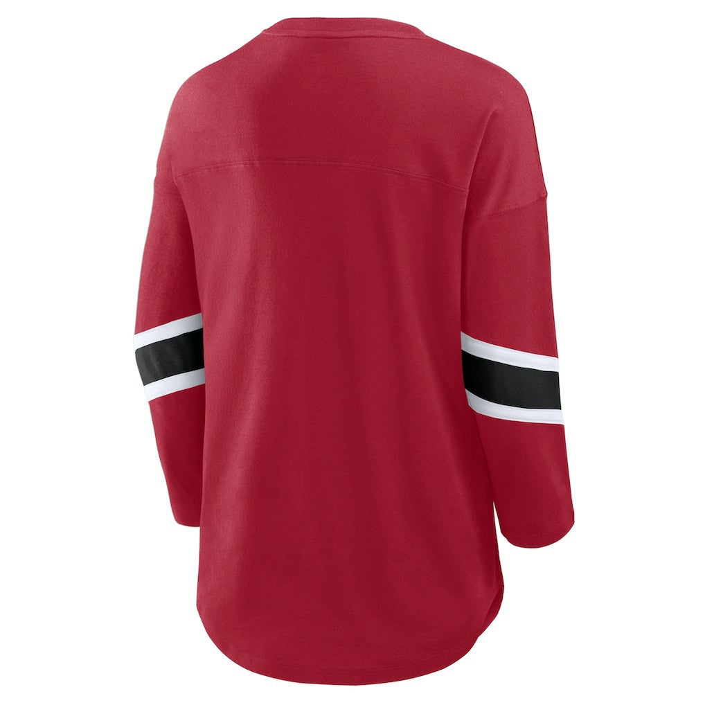 San Francisco 49ers Women's Redzone 3/4-Sleeve T-Shirt | NFL Sale