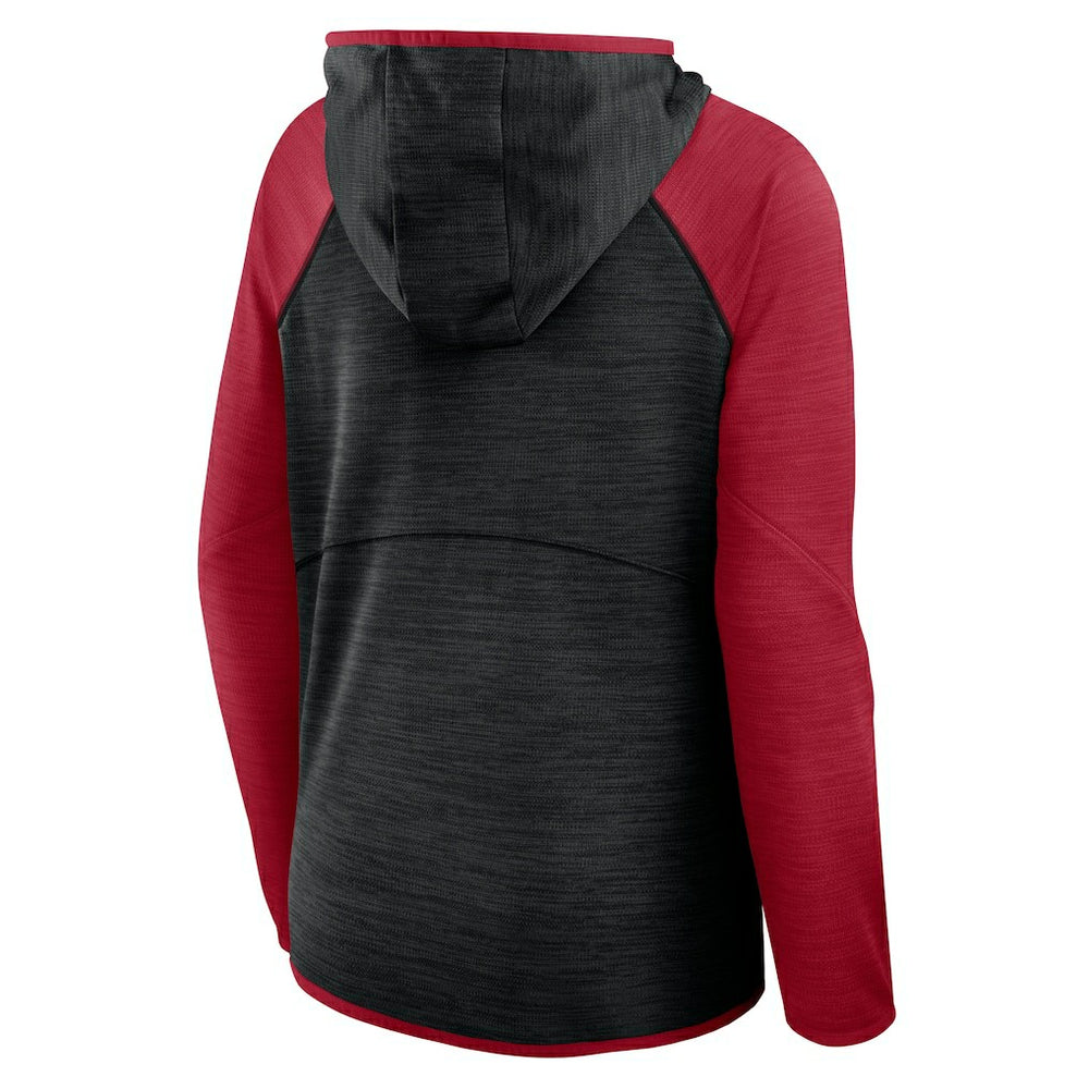 Atlanta Falcons Women's Redzone End Around Pass Raglan Full-Zip Hoodie | NFL US