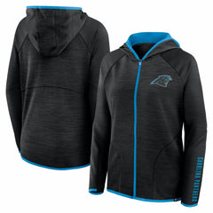 Carolina Panthers Women's Redzone End Around Pass Raglan Full-Zip Hoodie | NFL On sale