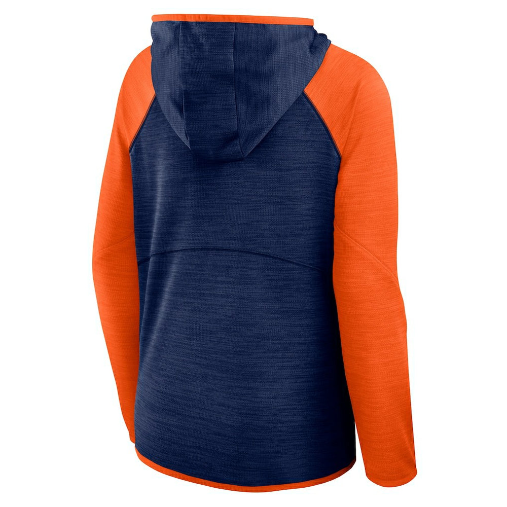 Denver Broncos Women's Redzone End Around Pass Raglan Full-Zip Hoodie | NFL Online
