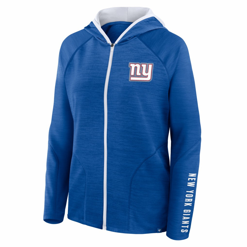 New York Giants Women's Redzone End Around Pass Raglan Full-Zip Hoodie | NFL Discount
