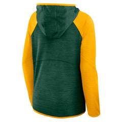 Green Bay Packers Women's Redzone End Around Pass Raglan Full-Zip Hoodie | NFL Near me