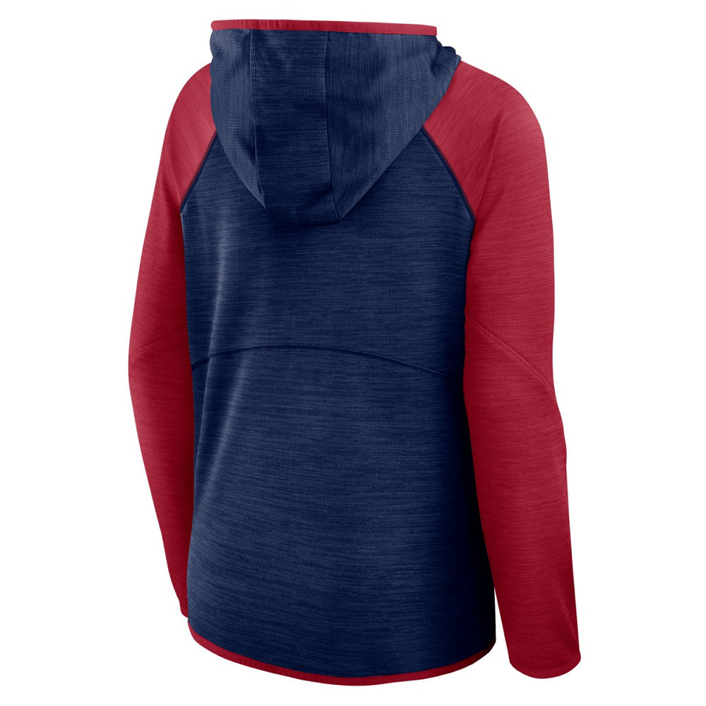 Houston Texans Women's Redzone End Around Pass Raglan Full-Zip Hoodie | NFL Hot