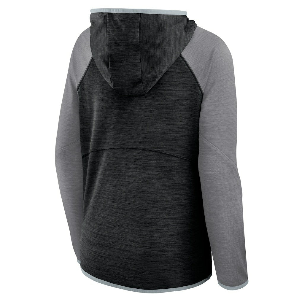Las Vegas Raiders Women's Redzone End Around Pass Raglan Full-Zip Hoodie | NFL Near me