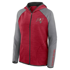 Tampa Bay Buccaneers Women's Redzone End Around Pass Raglan Full-Zip Hoodie | NFL Discount