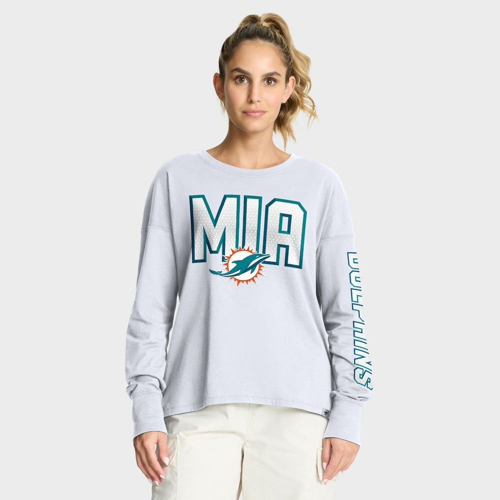 Miami Dolphins Women's Hometown Legacy Long Sleeve T-Shirt | NFL Hot