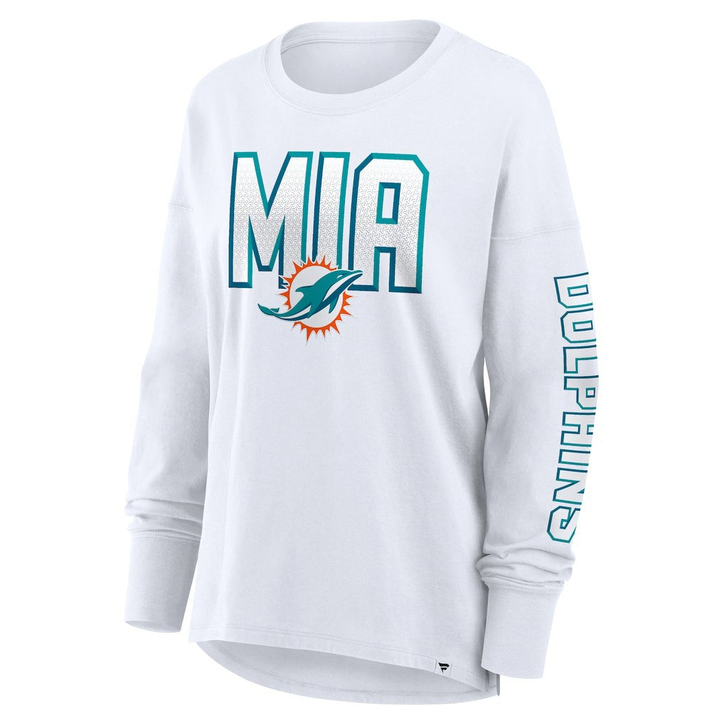 Miami Dolphins Women's Hometown Legacy Long Sleeve T-Shirt | NFL Hot