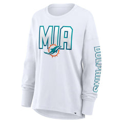 Miami Dolphins Women's Hometown Legacy Long Sleeve T-Shirt | NFL Hot