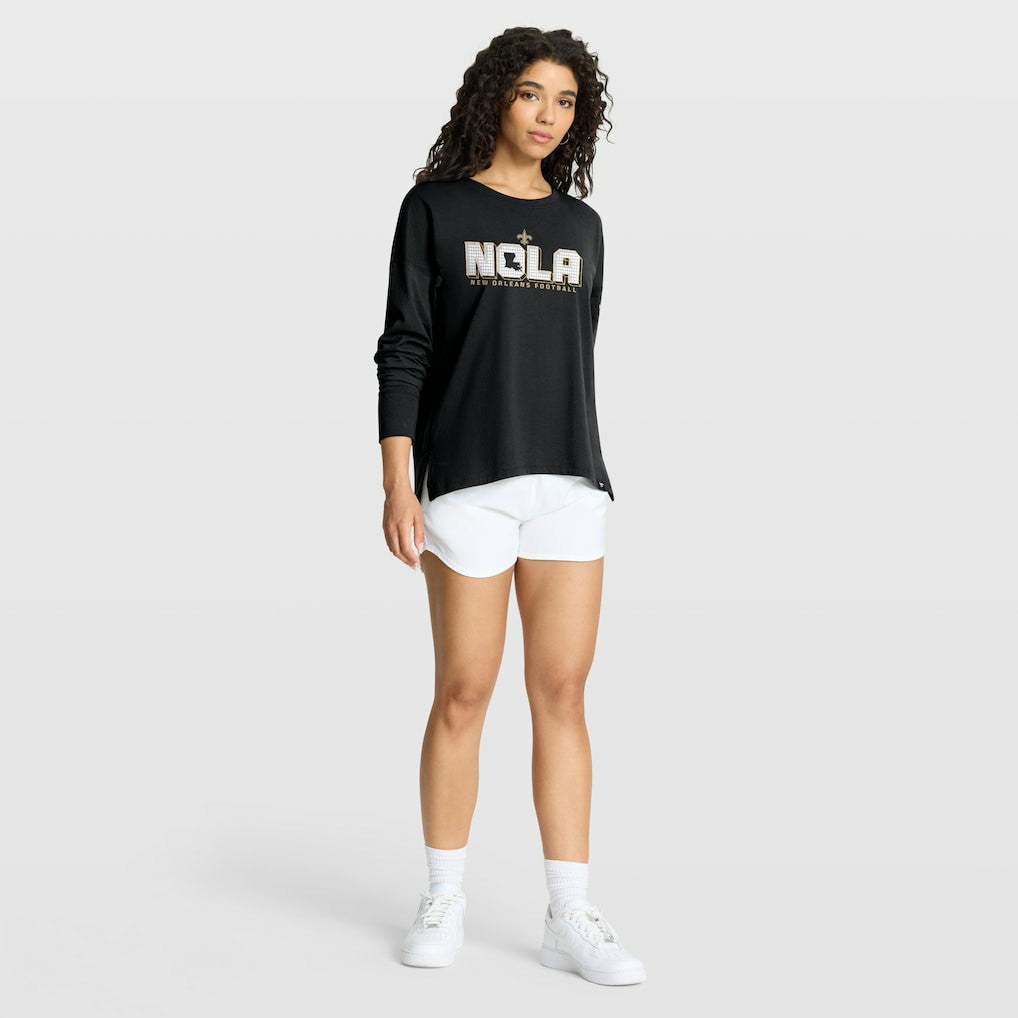 New Orleans Saints Women's Hometown Legacy Long Sleeve T-Shirt | NFL Discount