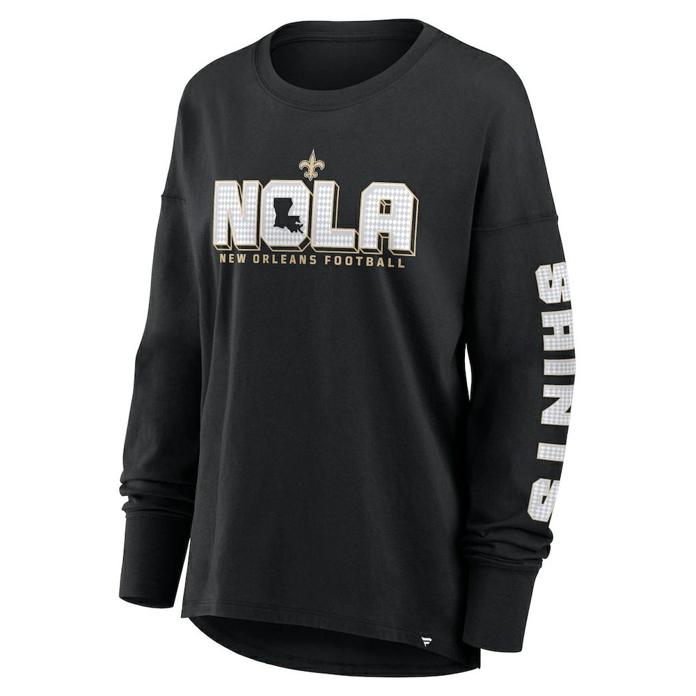 New Orleans Saints Women's Hometown Legacy Long Sleeve T-Shirt | NFL Discount
