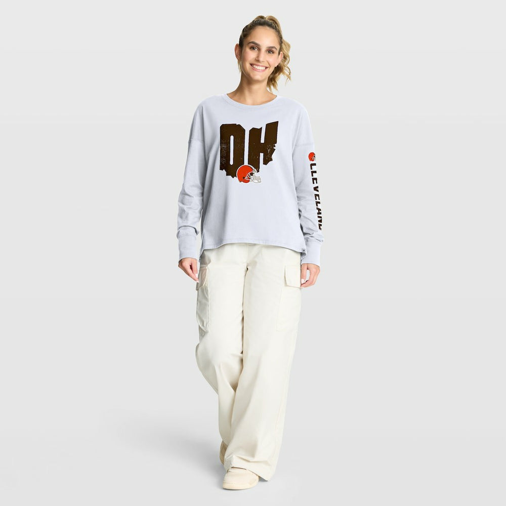 Cleveland Browns Women's Hometown Legacy Long Sleeve T-Shirt | NFL Hot