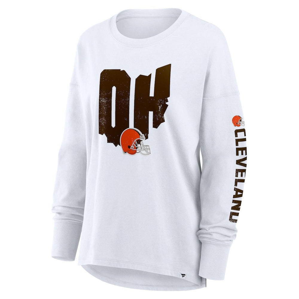 Cleveland Browns Women's Hometown Legacy Long Sleeve T-Shirt | NFL Hot