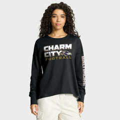 Baltimore Ravens Women's Hometown Legacy Long Sleeve T-Shirt | NFL Hot