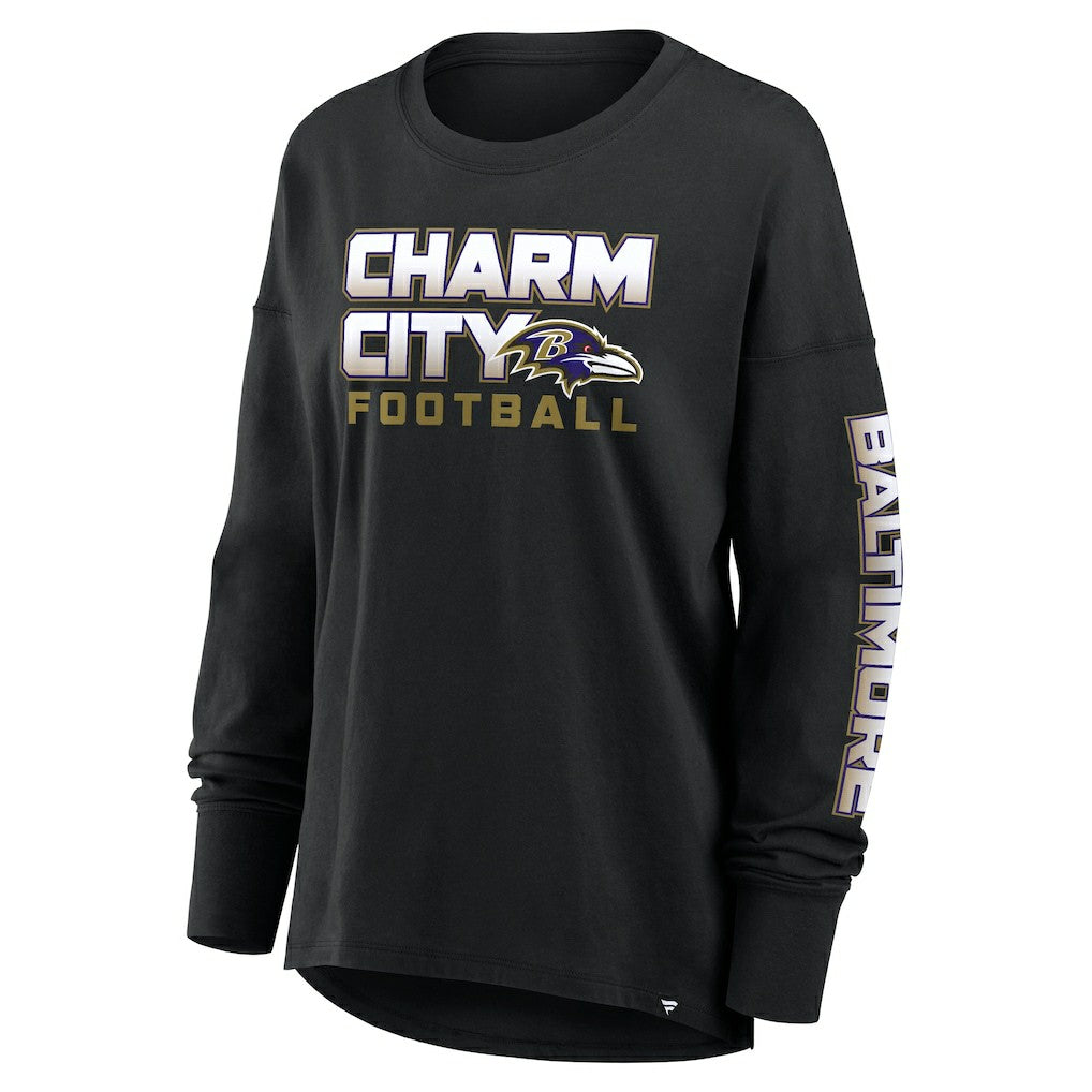 Baltimore Ravens Women's Hometown Legacy Long Sleeve T-Shirt | NFL Hot