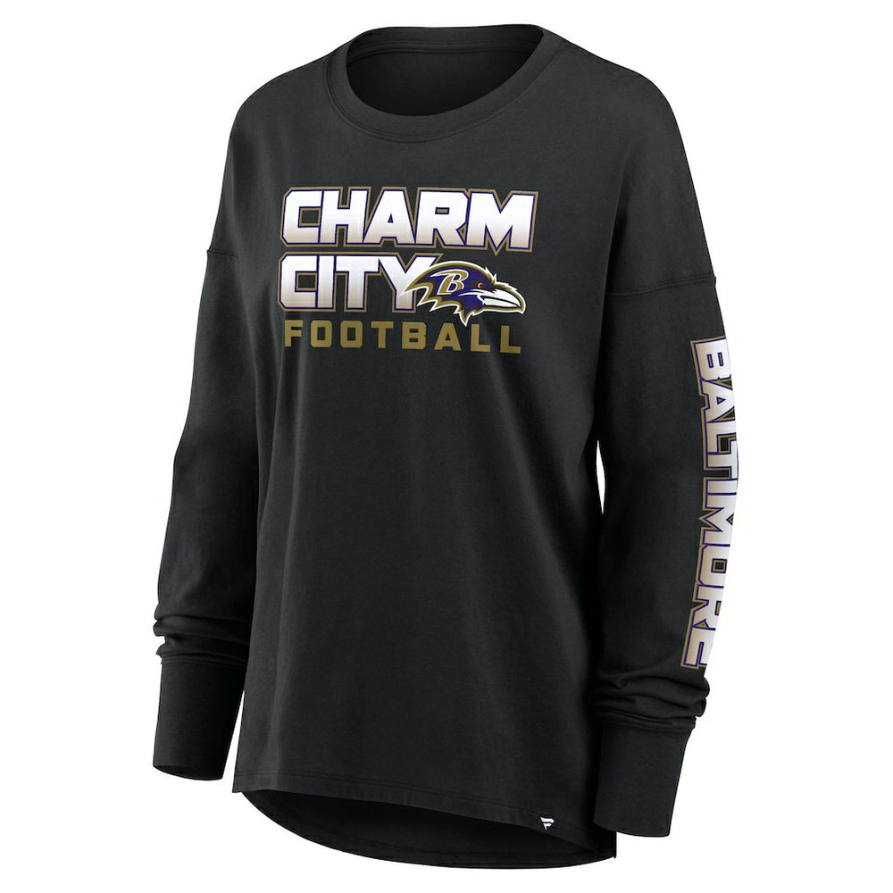 Baltimore Ravens Women's Hometown Legacy Long Sleeve T-Shirt | NFL Hot