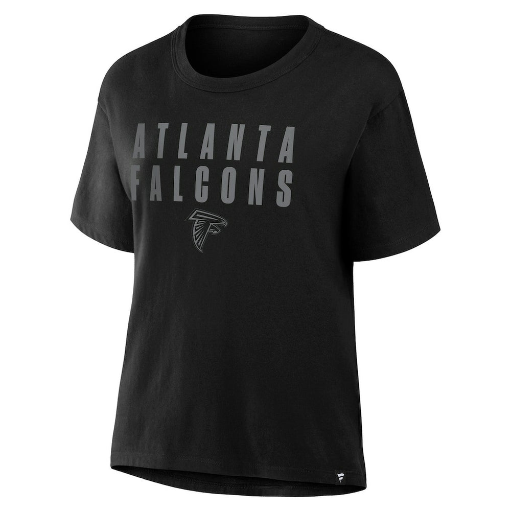 Atlanta Falcons Women's Blackout Kneel Down Legacy T-Shirt | NFL Sale